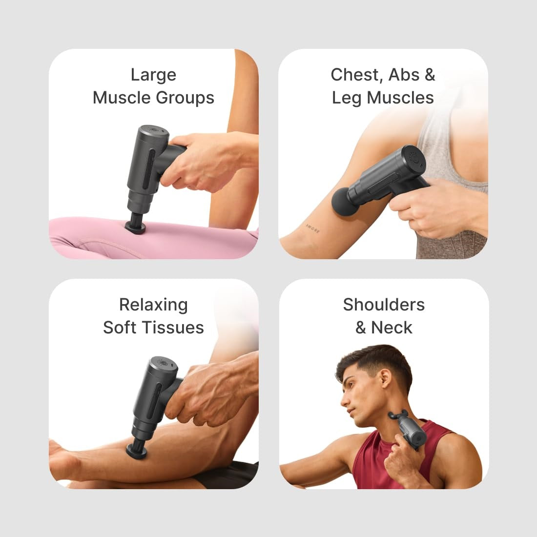 Massage Gun Body Massager for Pain Relief Massage Gun for Back Leg & Full Body 4 Specialized Heads For Full Body Pain Relief