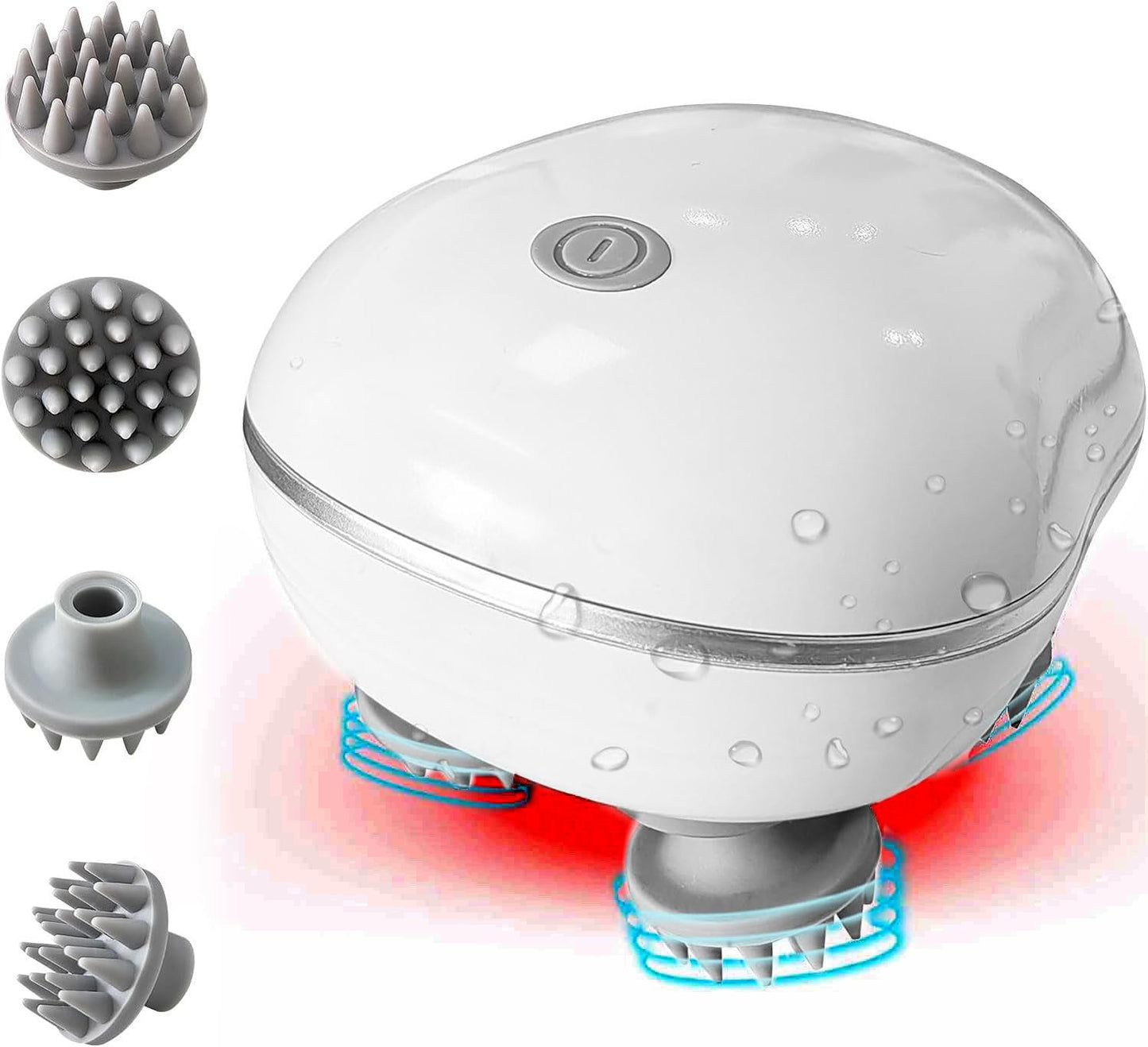 Scalp Massager | Advance Red Light Therapy for Boost Growth Fall Control Therapy | 3 Speed Mode Handheld,Portable,Scalp Scratcher Body Massage for Growth,Deep Clean & Stress Relaxation