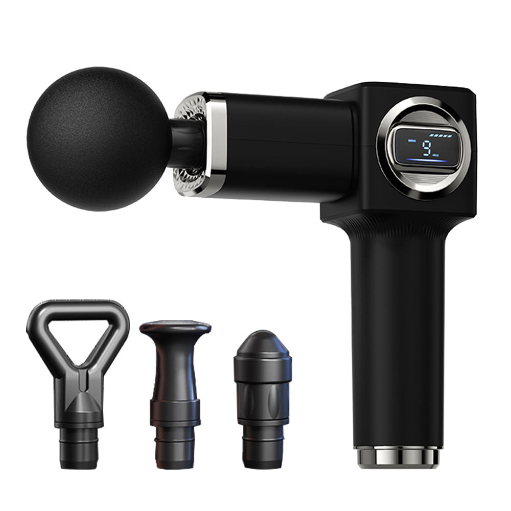 Percussion Gun Massager for Full Body Pain Relief, Rechargeable Cordless Deep Tissue Massage Machine for Legs & Arms, Use at Home, Gym & During Travel