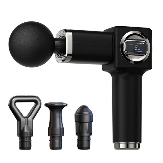 Percussion Gun Massager for Full Body Pain Relief, Rechargeable Cordless Deep Tissue Massage Machine for Legs & Arms, Use at Home, Gym & During Travel